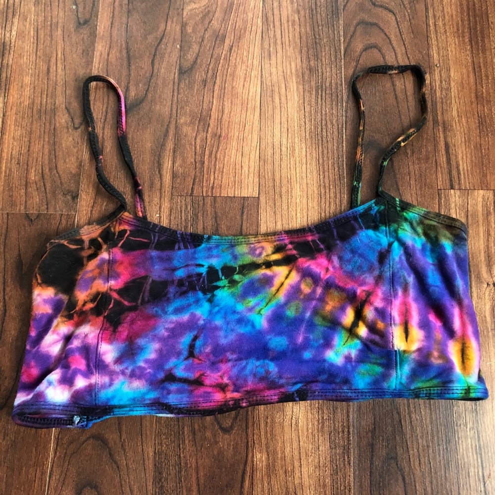 Tie dye soft bralette